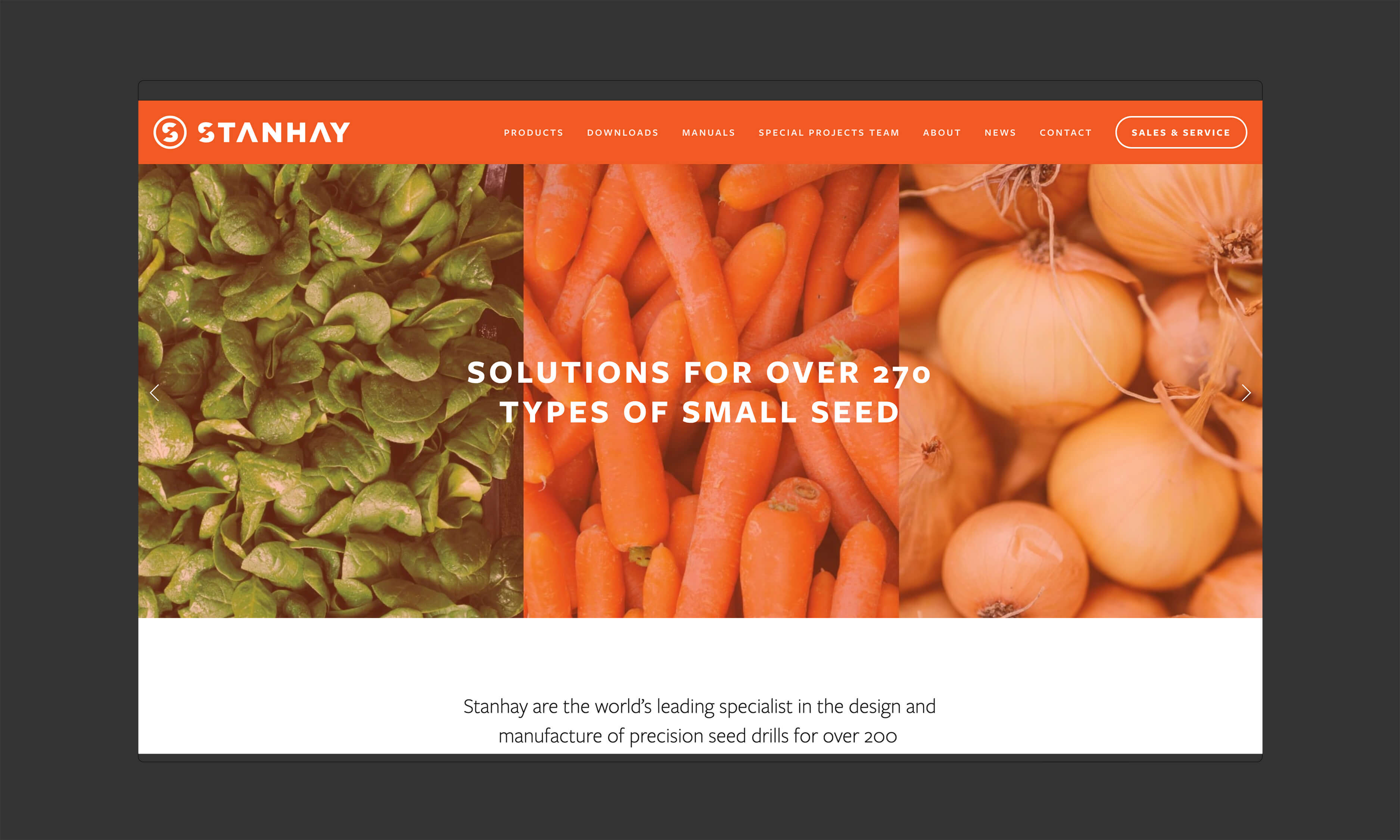 Stanhay Agriculture Website Design
