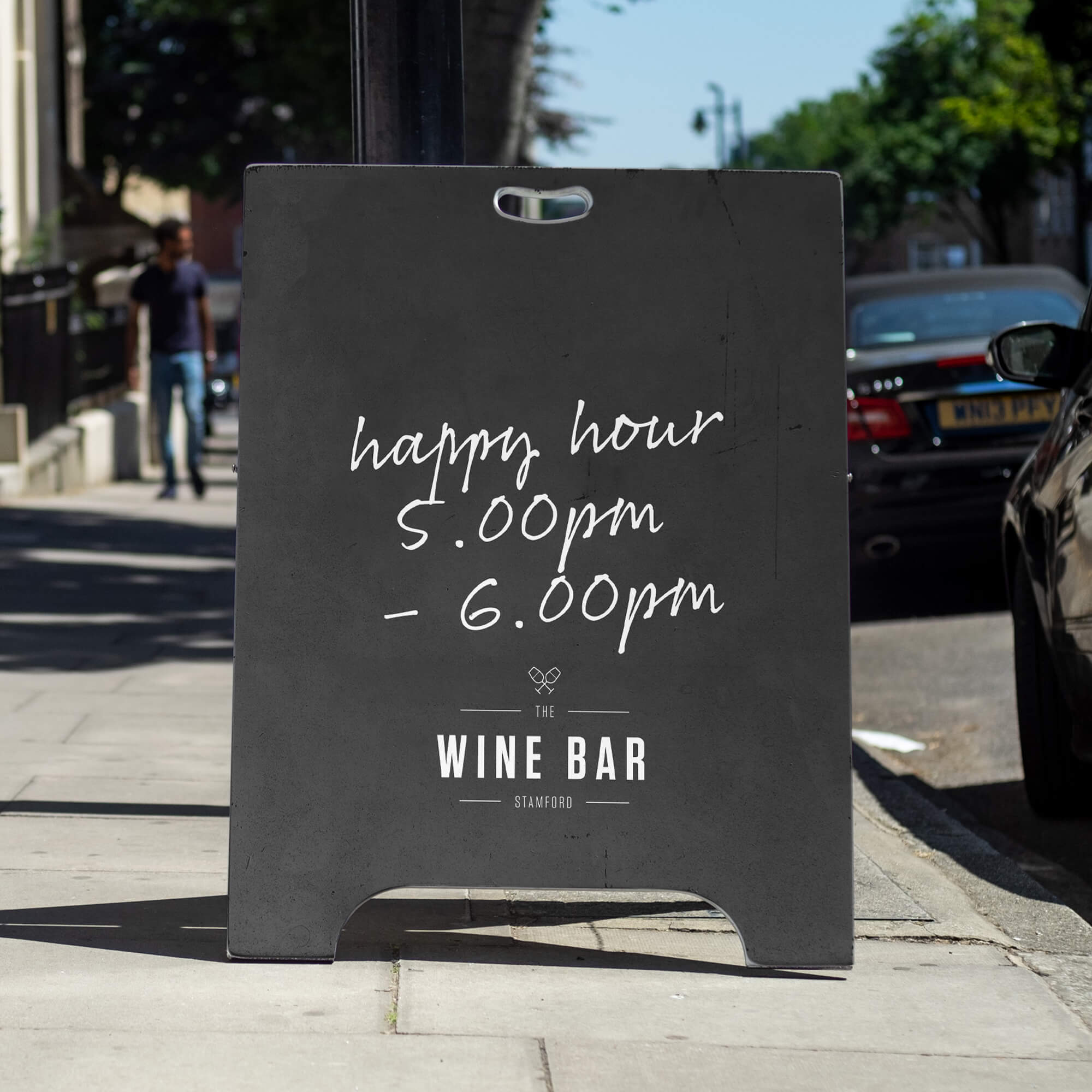 Brand A-Board for The Wine Bar